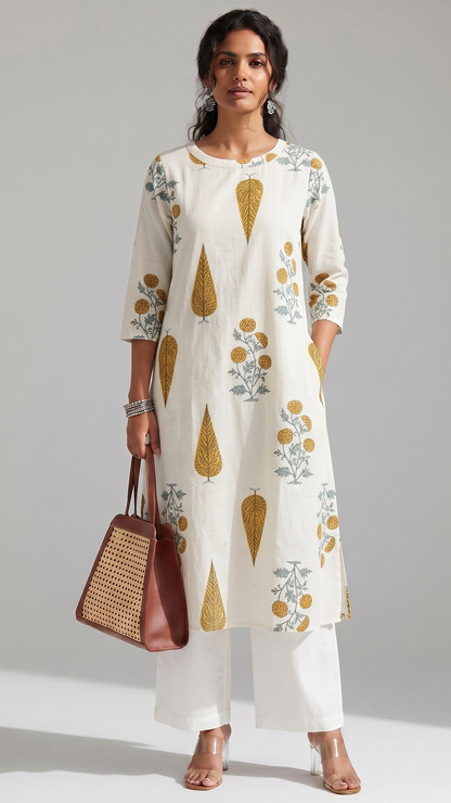 PURE COTTON LONG KURTI