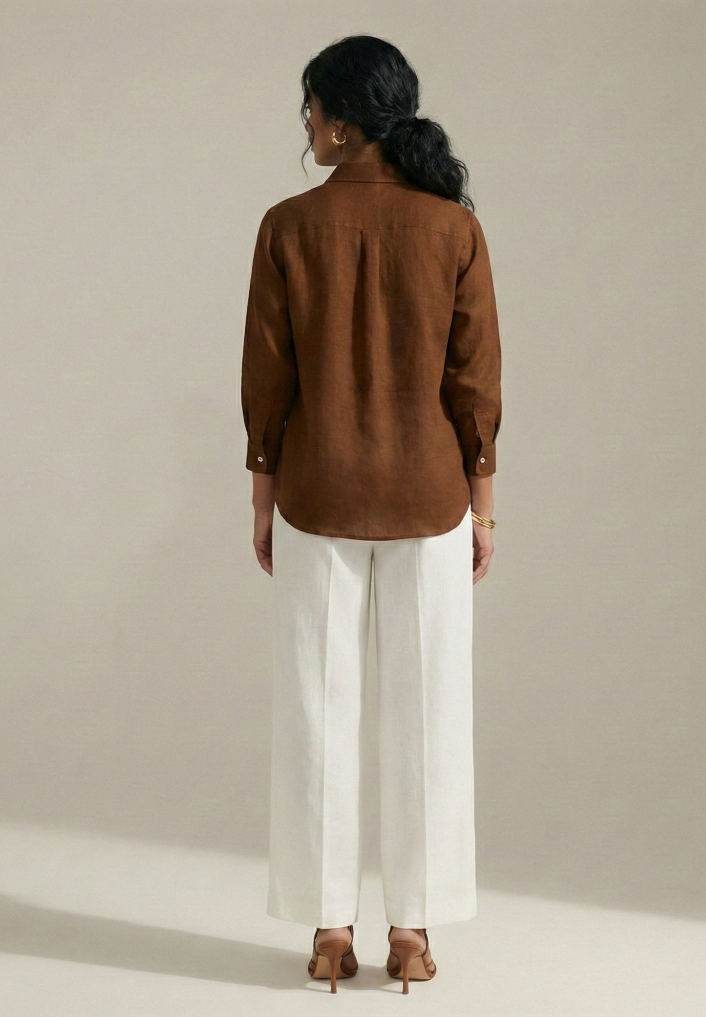 Amber Wing Cotton Linen Shirt