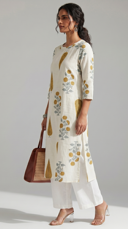 PURE COTTON LONG KURTI
