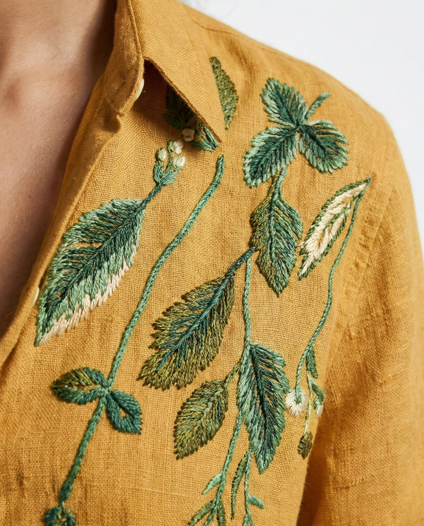 Sun Garden Pure Cotton Linen Shirt