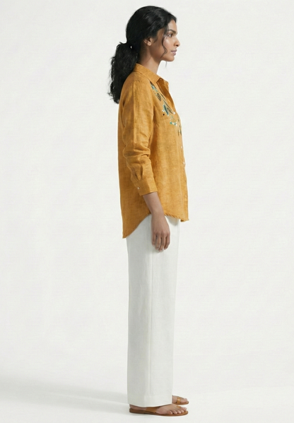 Sun Garden Pure Cotton Linen Shirt