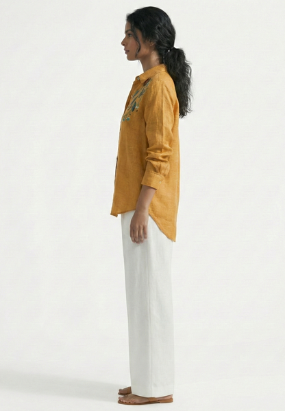 Sun Garden Pure Cotton Linen Shirt