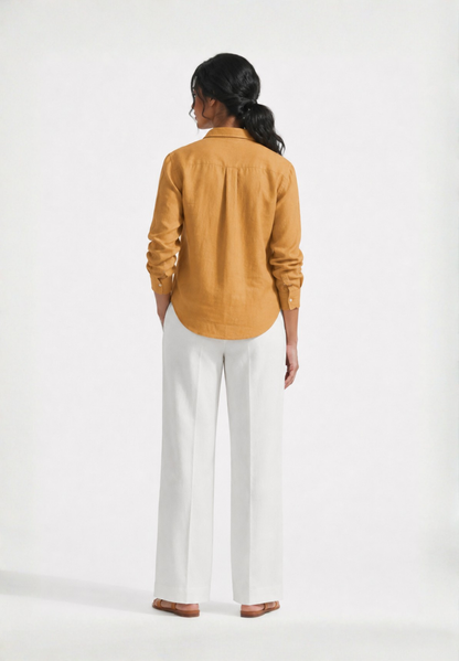 YELLOW COTTON SHIRT