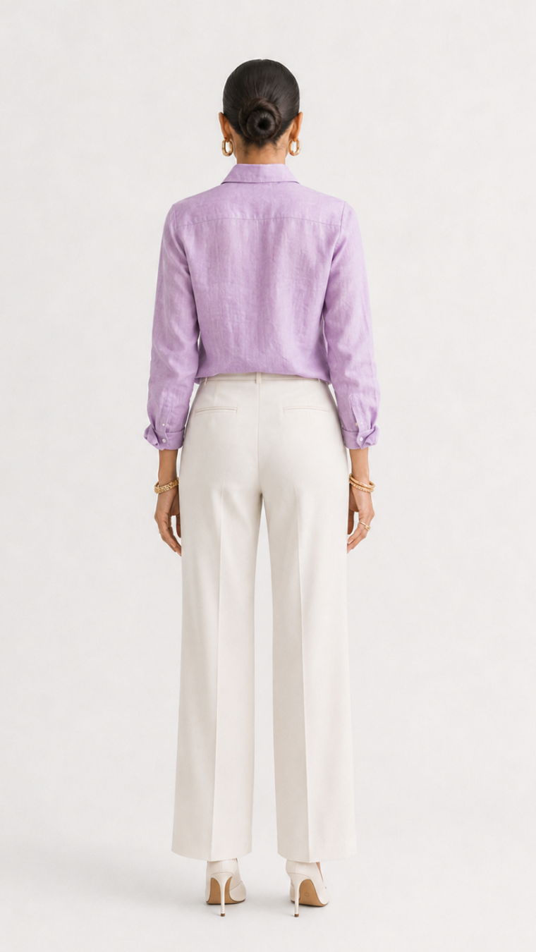 DRAGON FLY EMBROIDERED SHIRT BUBBLEGUM