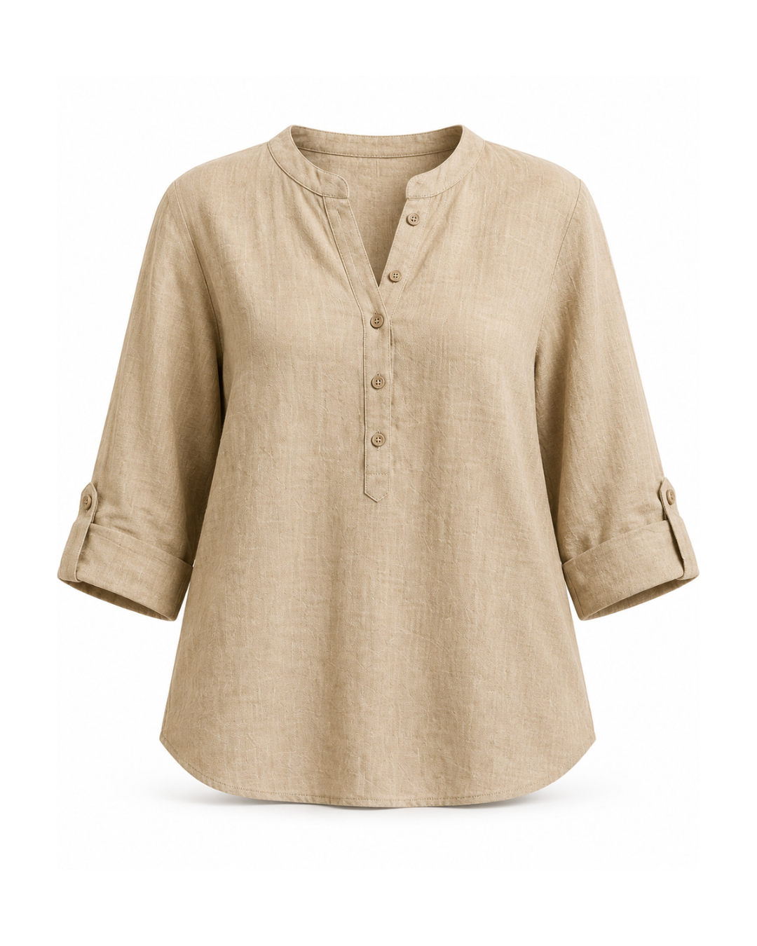 BEIGE PURE COTTON TUNIC