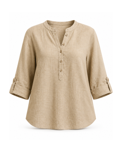 BEIGE PURE COTTON TUNIC