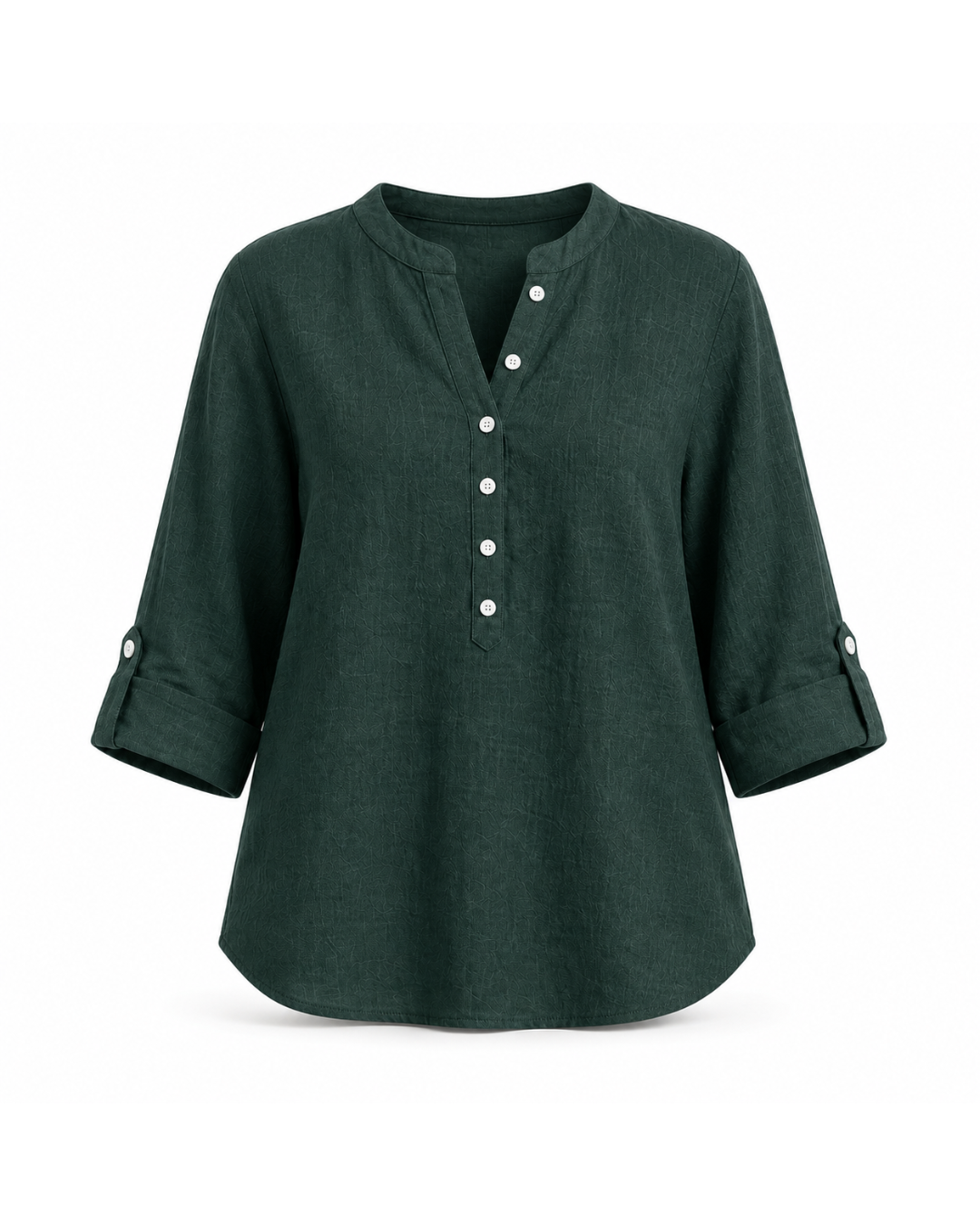 GREEN PURE COTTON TUNIC