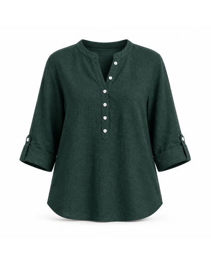 GREEN PURE COTTON TUNIC