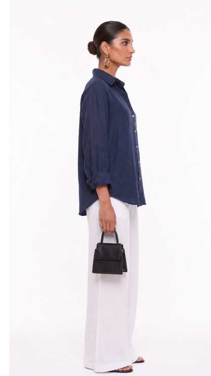 Nightbloom EMBROIDERED SHIRT DENIM