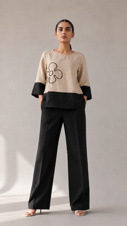 Mono Bloom Top
