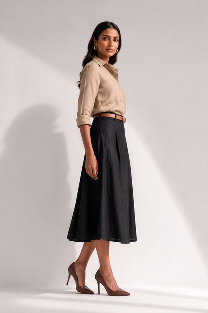 Midnight A-Line Skirt