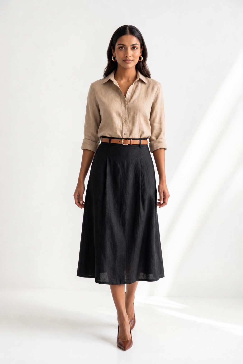 Midnight A-Line Skirt