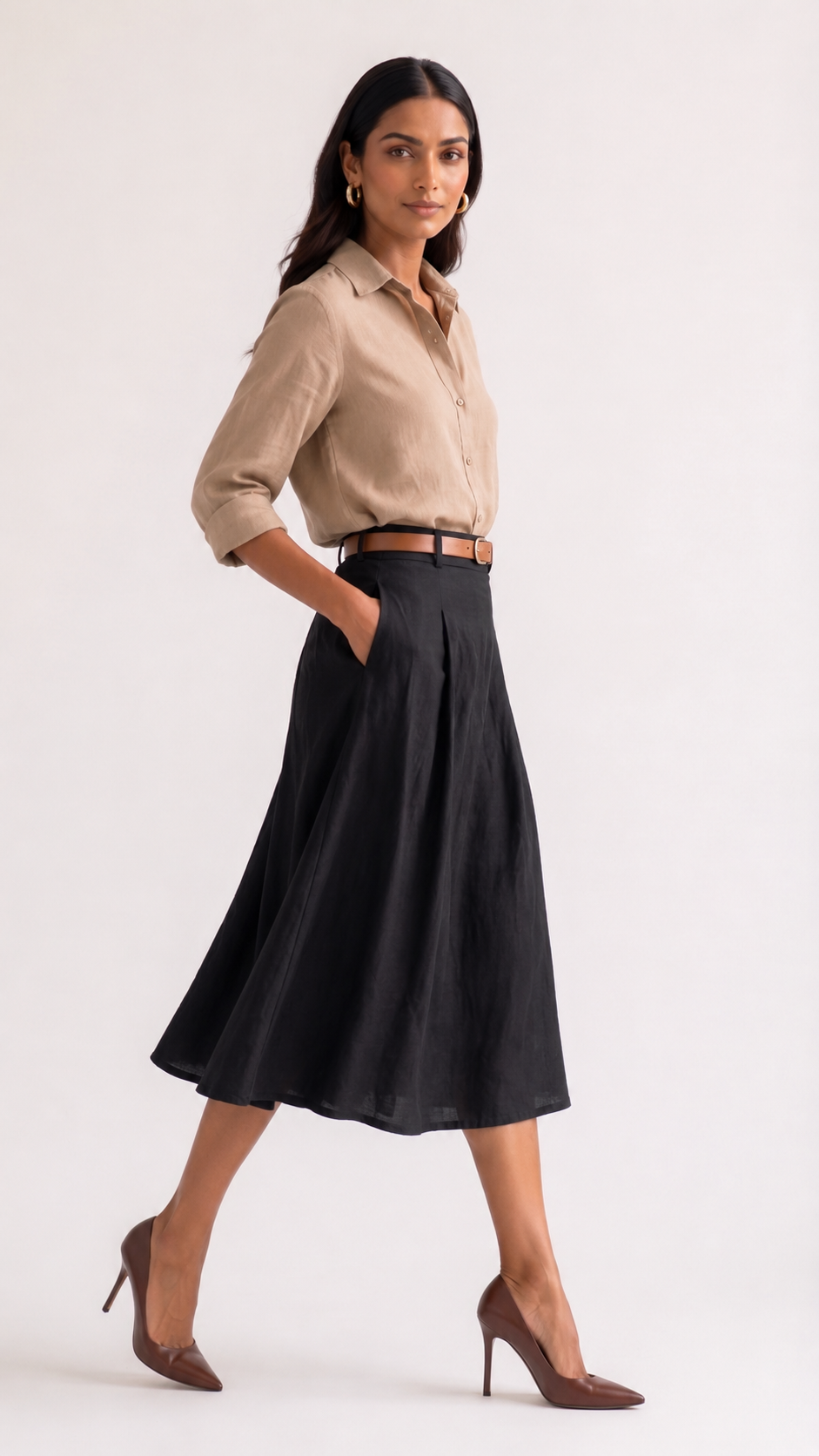 Midnight A-Line Skirt