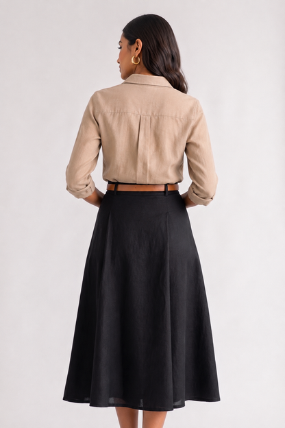 Midnight A-Line Skirt