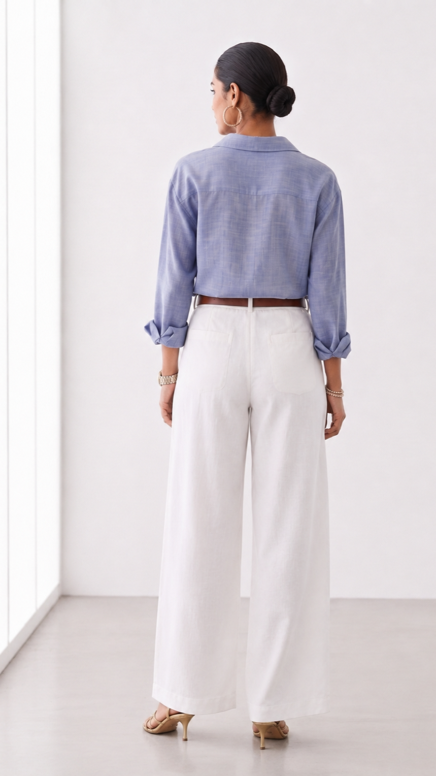 Ivy Embroidered Cotton Shirt