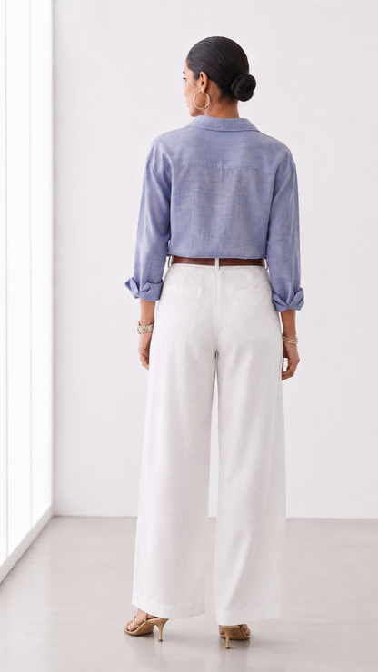 Ivy Embroidered Cotton Shirt
