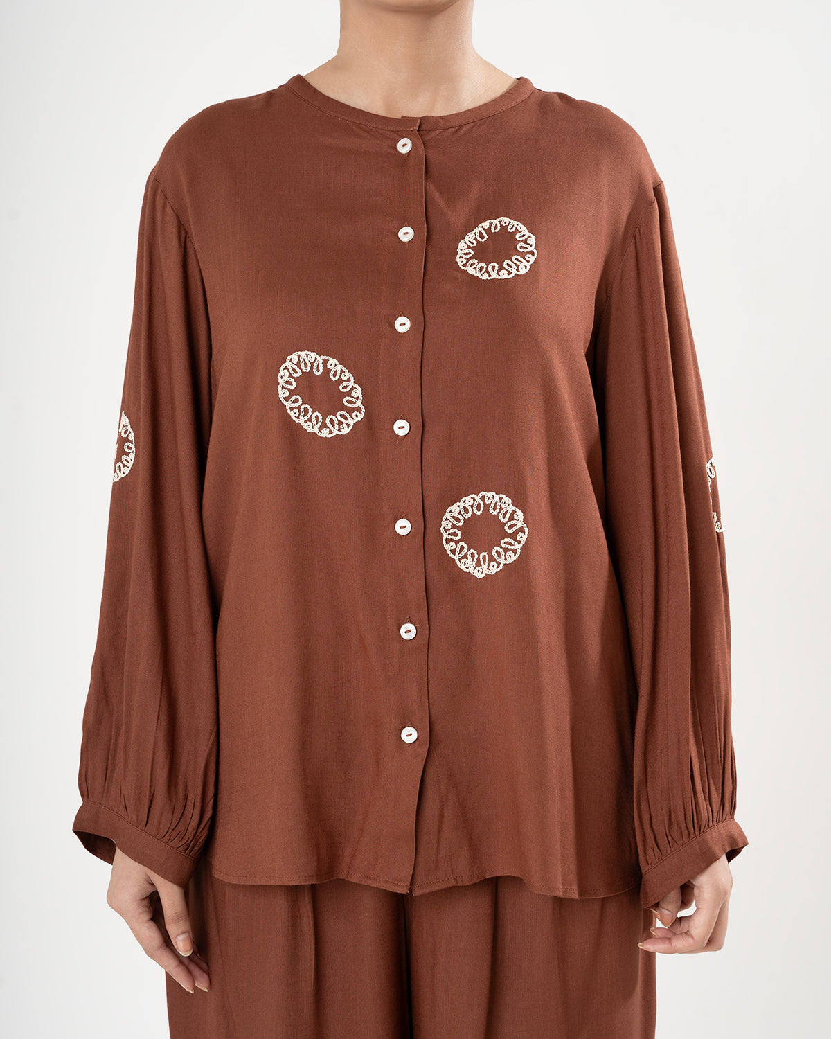 Moose Brown Medallion Co-ord Set