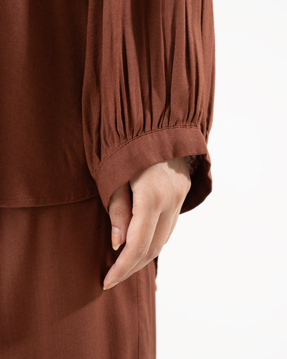 Moose Brown Medallion Co-ord Set