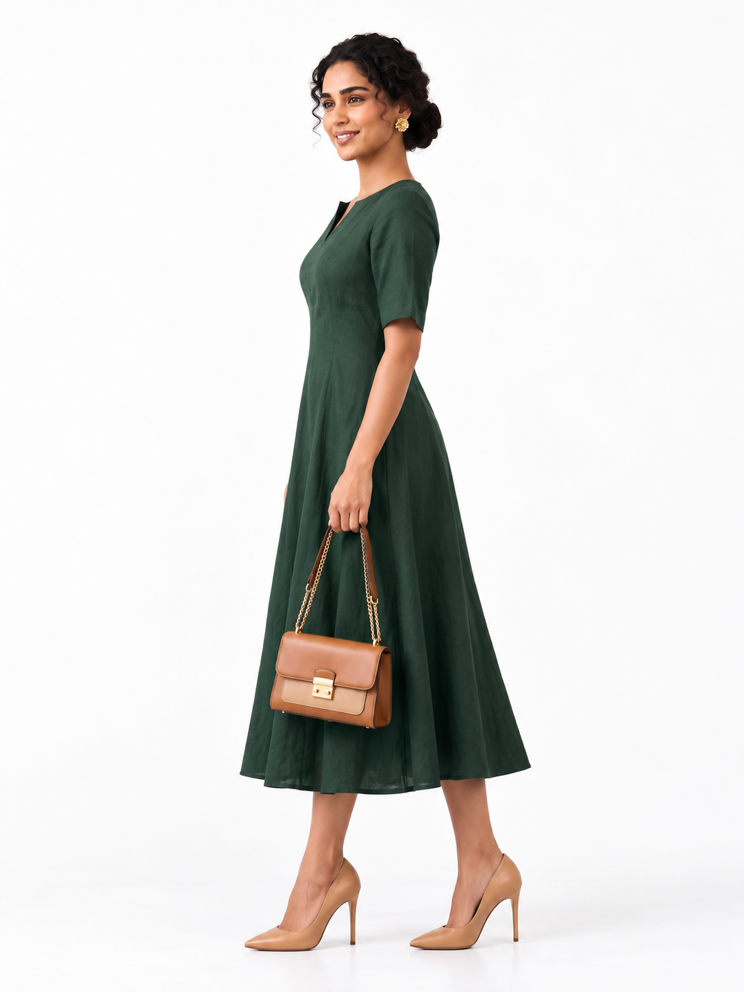 Forest Midi Dress
