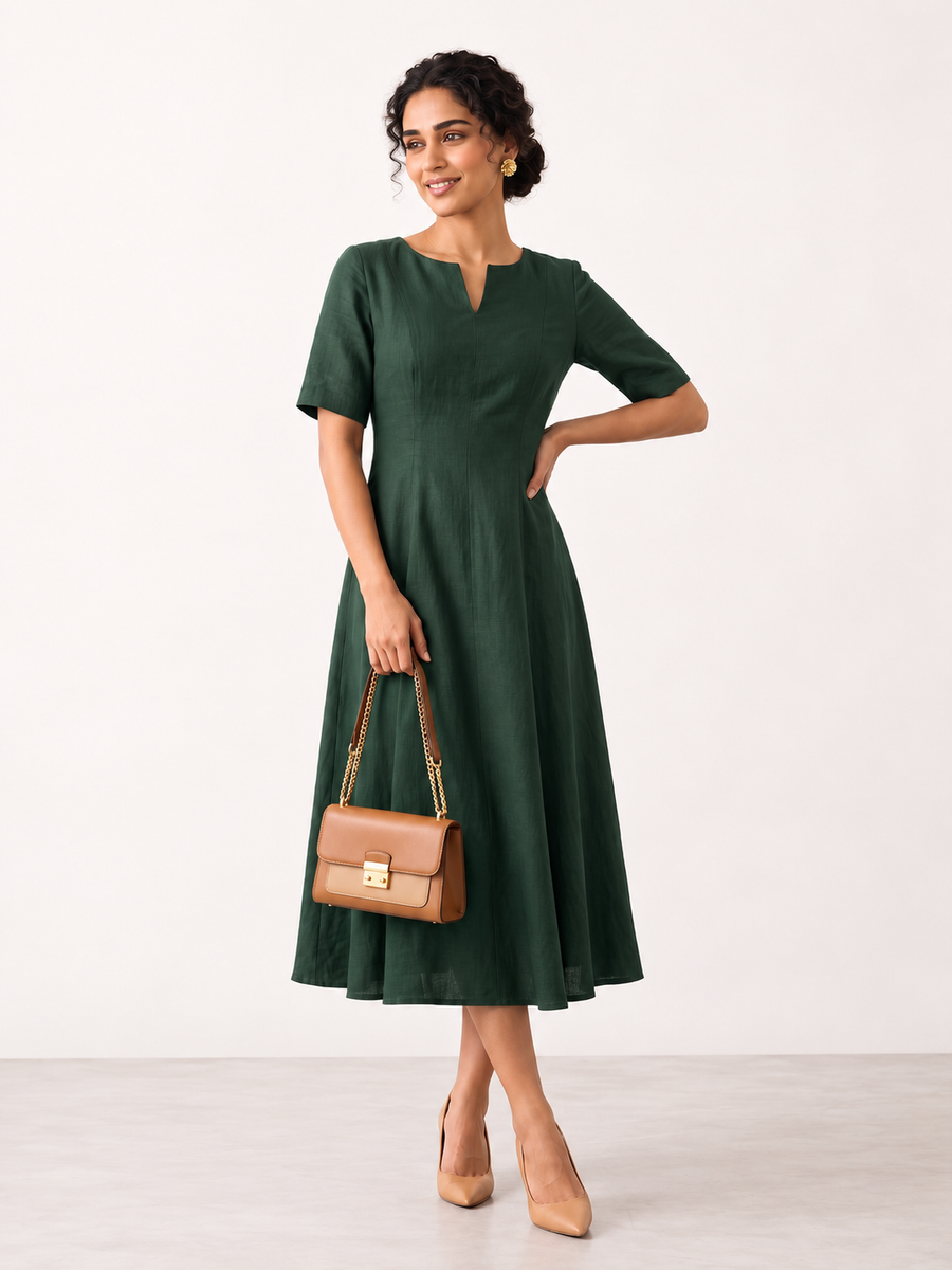 Forest Midi Dress