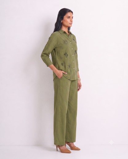 Desert Tale Olive Co-ord