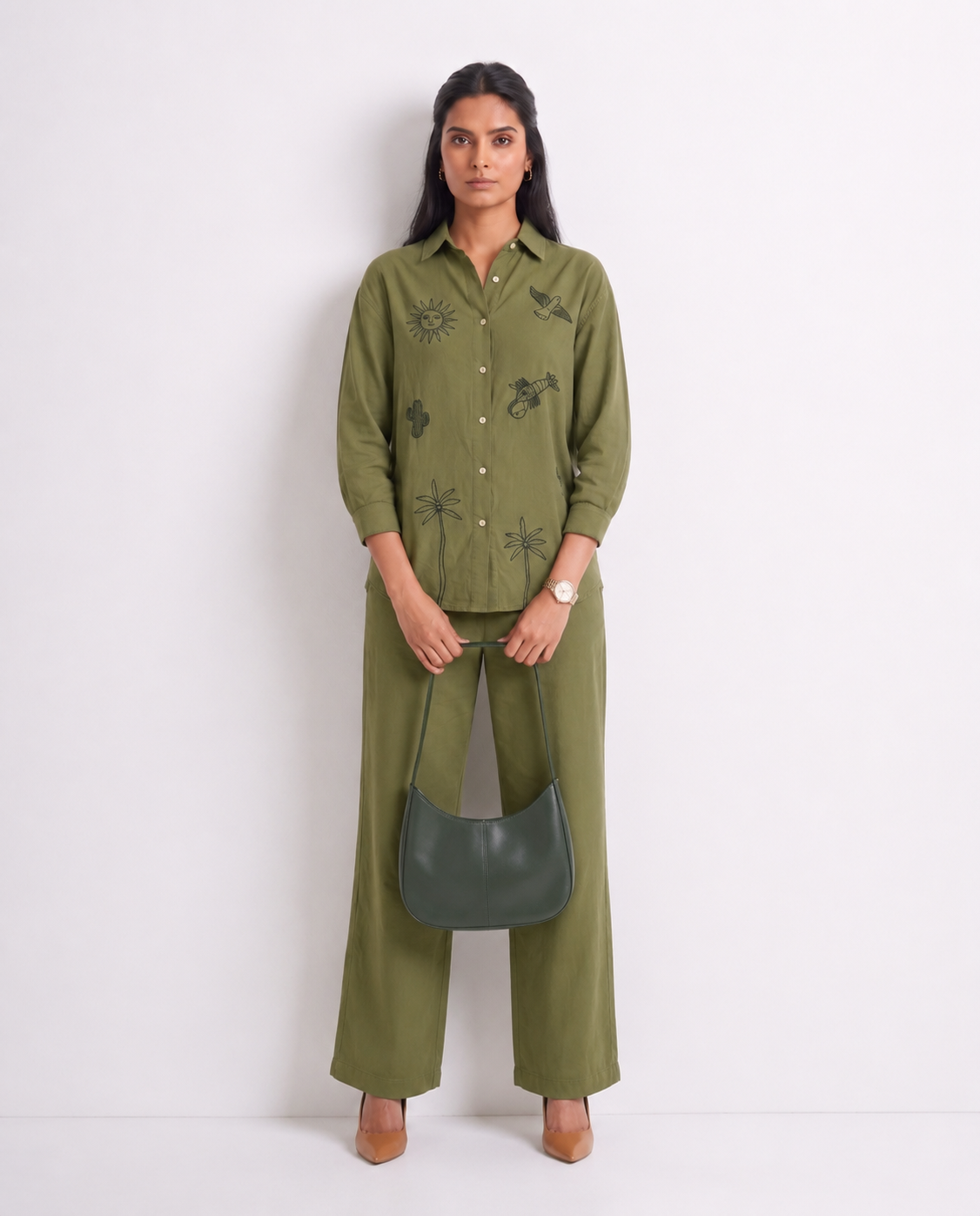 Desert Tale Olive Co-ord