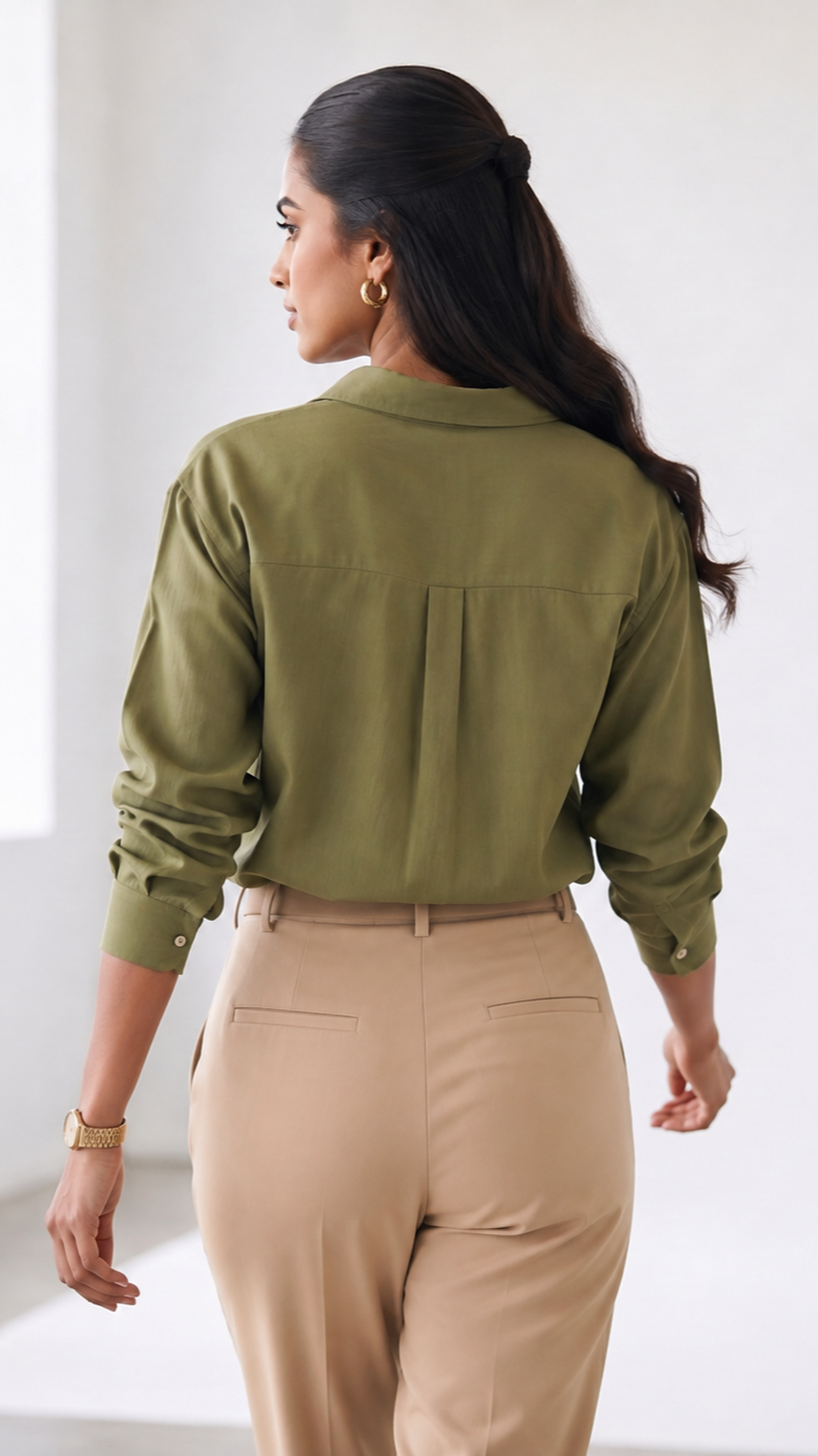 Sage Petal shirt