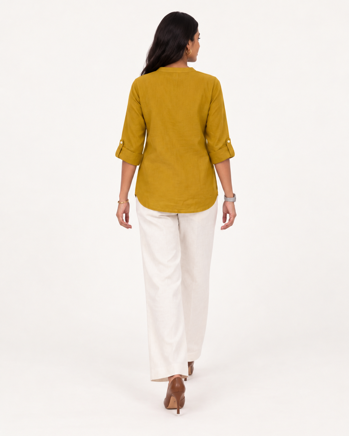 Suvarna Utsav Top - mustard