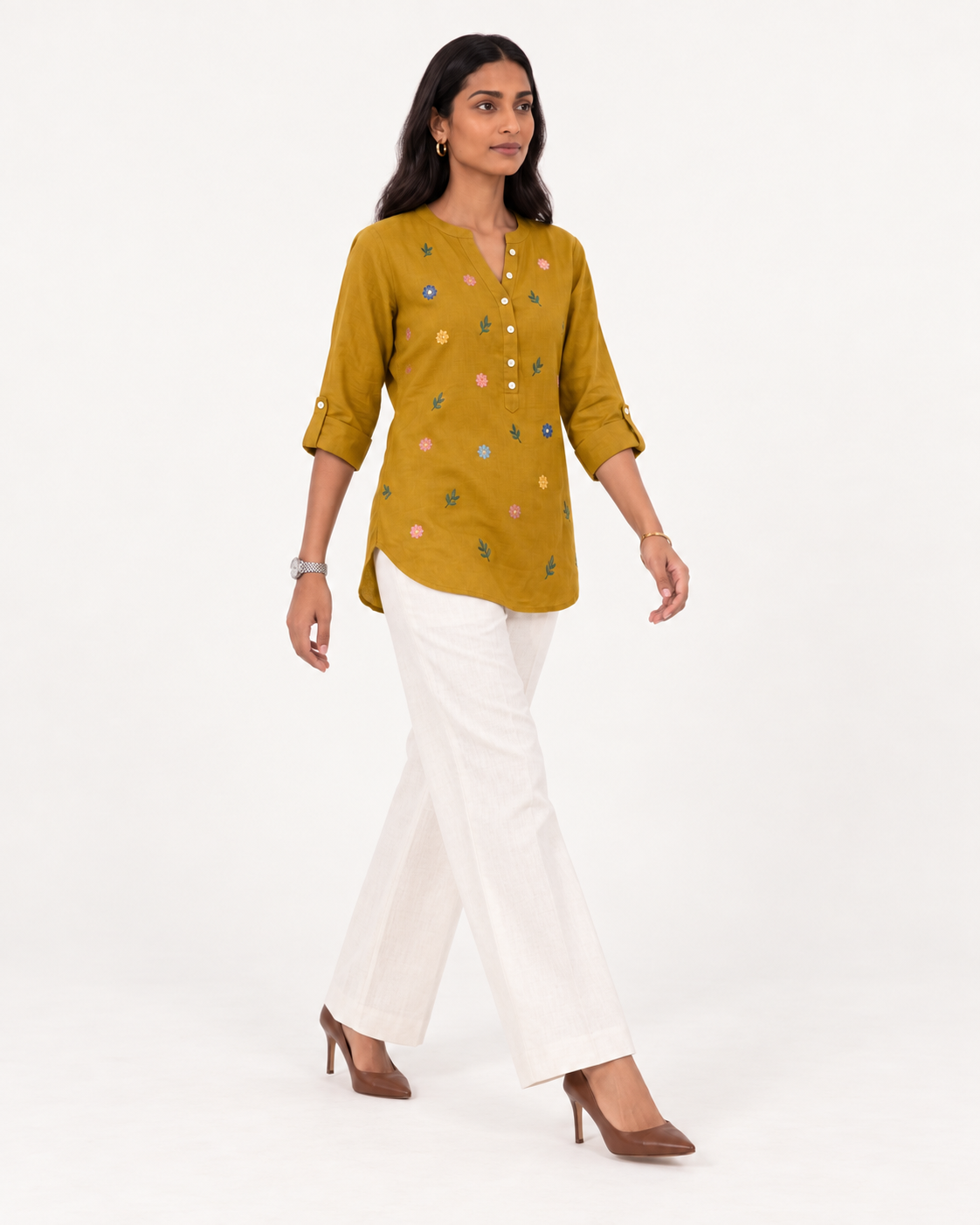Suvarna Utsav Top - mustard