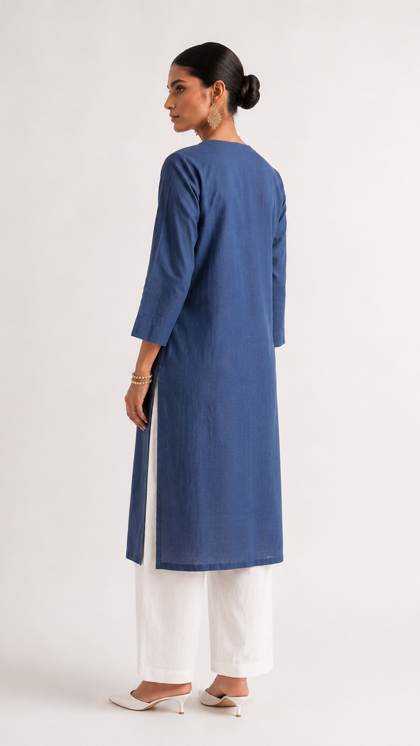 Chakra — Sunburst Embroidered Kurta