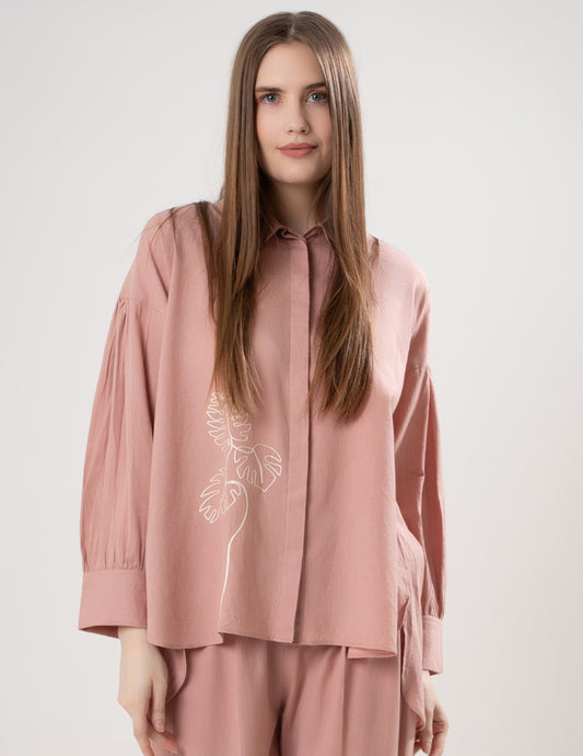 Peach Leaf Shirt