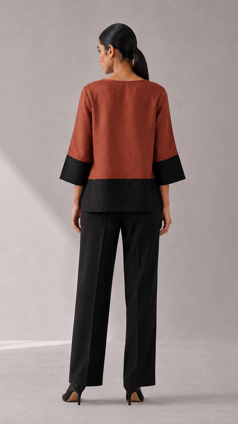 Rust Bloom Top